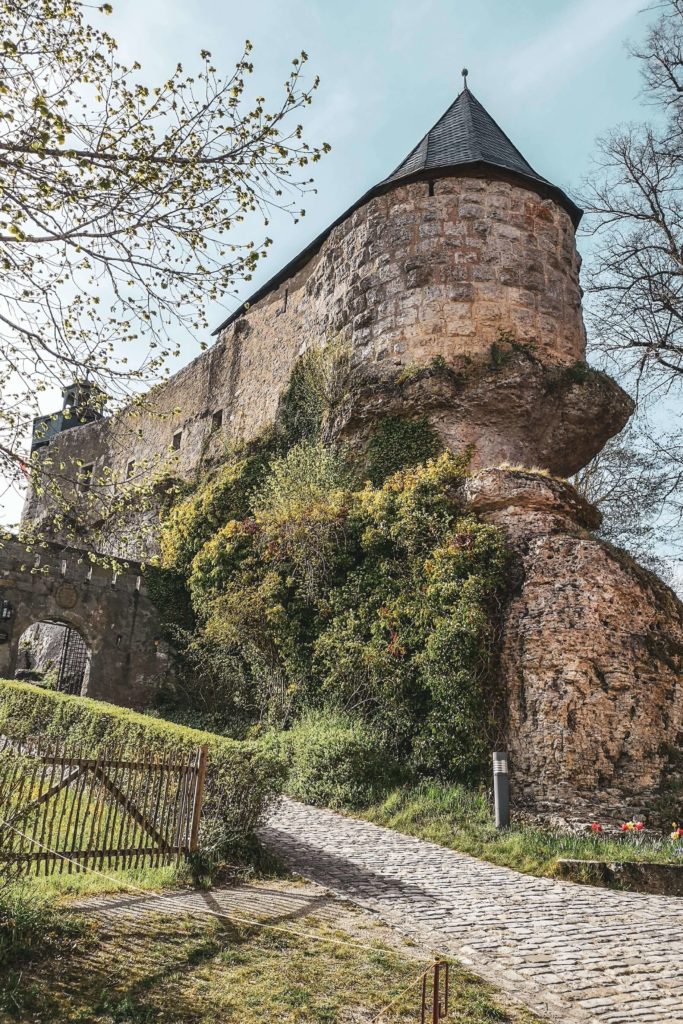 Burg Zwernitz auf Felsformation