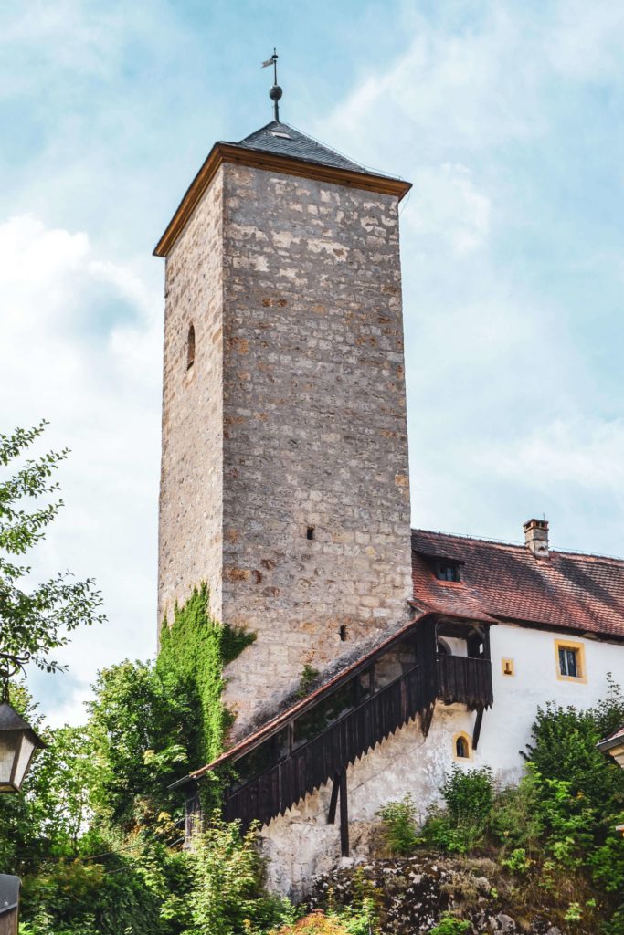 Bergfried Schloss Unteraufseß
