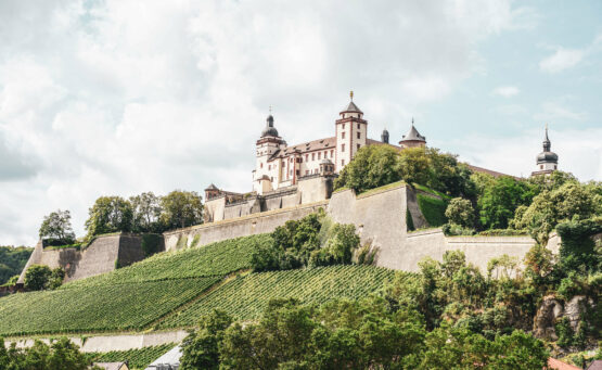 Würzburg Aussicht auf Festung Marienberg