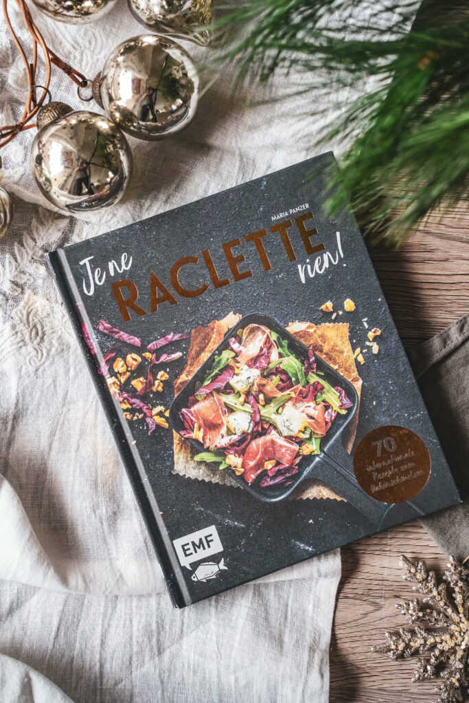 Buchtipp Weihnachten: Raclette Kochbuch verschenken.